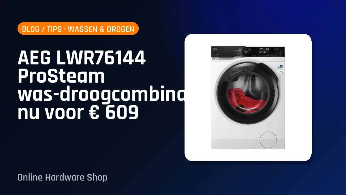 AEG LWR76144 ProSteam was-droogcombinatie nu voor € 609