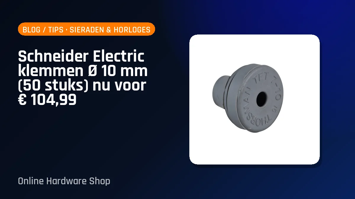 Schneider Electric klemmen Ø 10 mm (50 stuks) nu voor € 104,99
